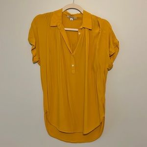 Madewell XS Mustard Blouse